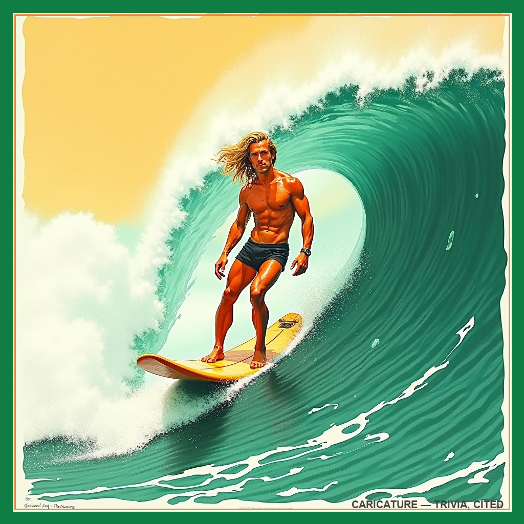 caricature of Laird Hamilton