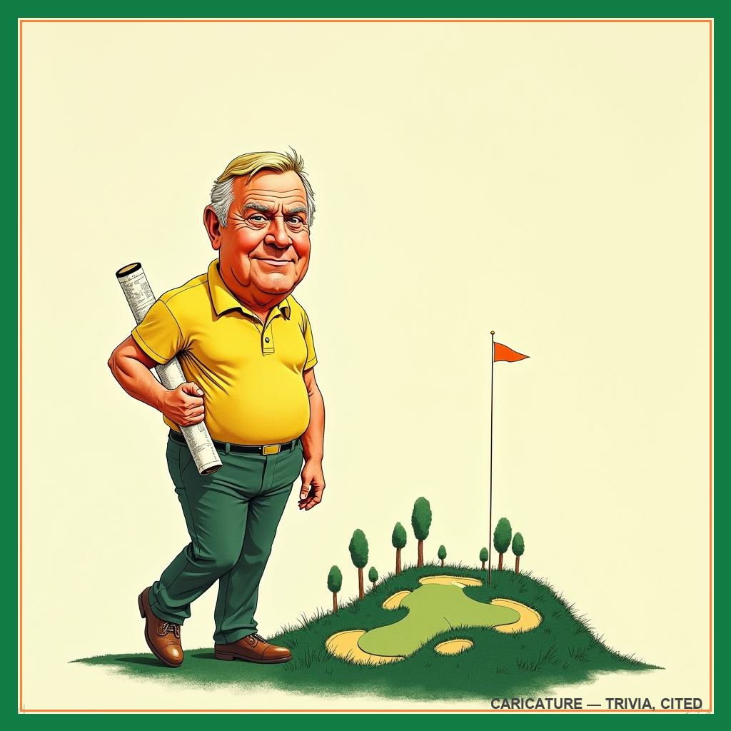 caricature of Jack Nicklaus