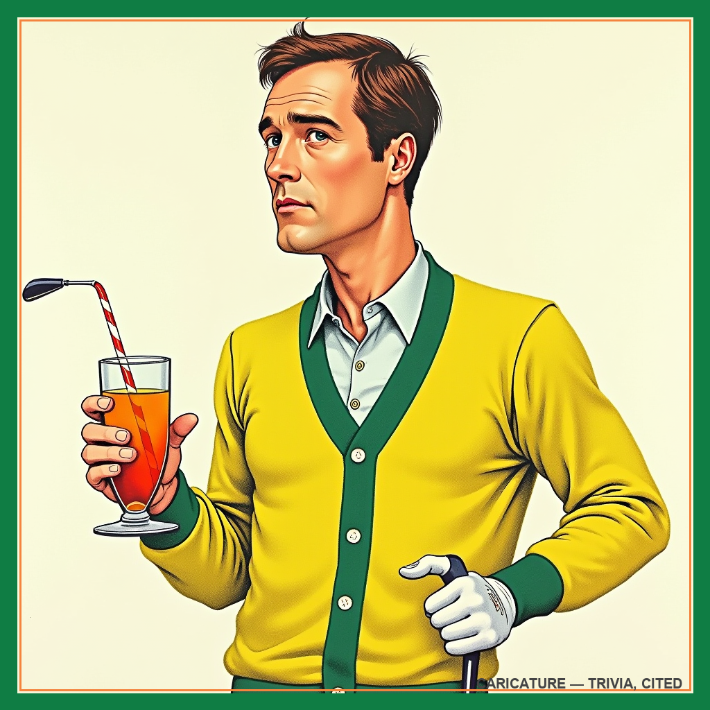caricature of Arnold Palmer