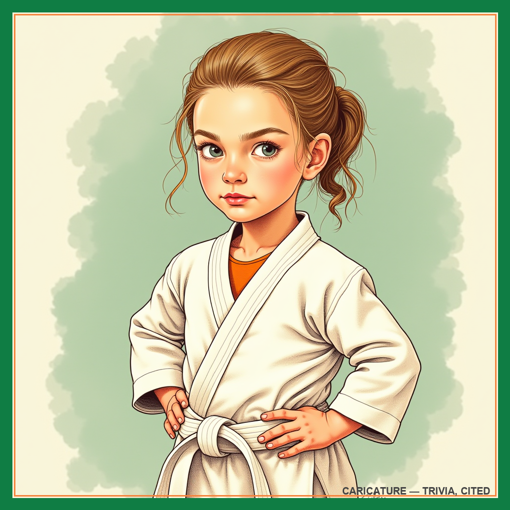 caricature of Ronda Rousey
